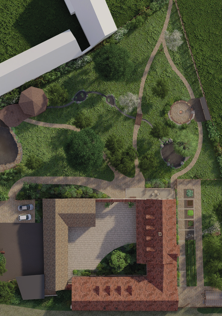 Situační plán areálu